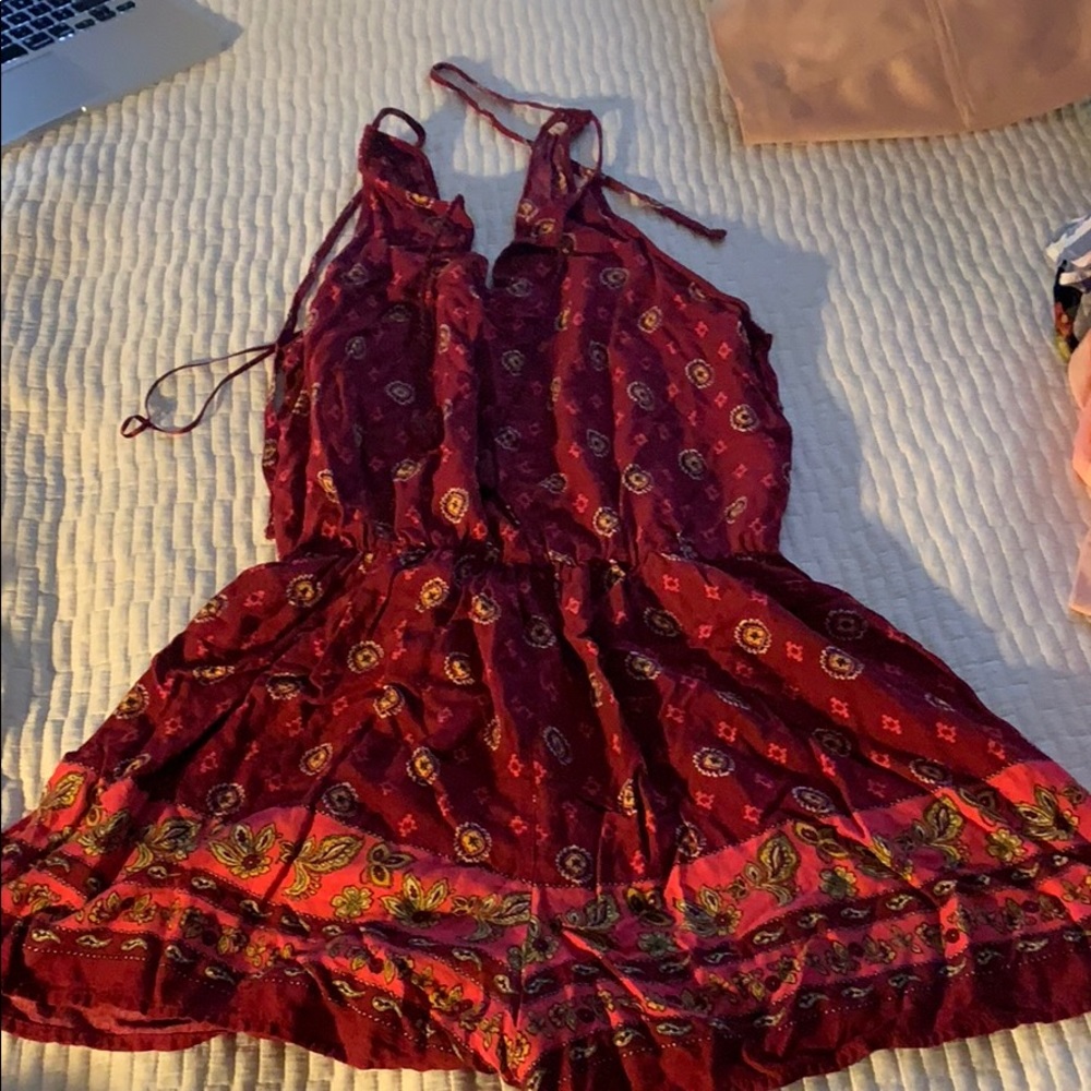Hollister Red romper